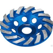 Сегментная алмазная чашка ЗУБР Турбо d 115 мм, Профессионал