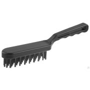 Щетка ЗУБР ЭКСПЕРТ проволочная стальная большая с пластмассовой ручкой, 5 рядов