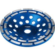 Двухрядная алмазная чашка ЗУБР d 180 мм, Профессионал