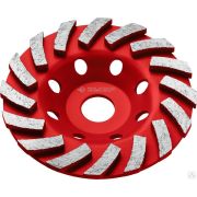 Сегментная алмазная чашка ЗУБР Турбо d 125 мм, Мастер