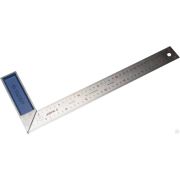 Усиленный столярный угольник с нержавеющим полотном ЗУБР Профессионал 400 мм