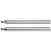 Мини-шарошки ЗУБР алмазные, d 2,0x3,2 мм, длина 38 мм, 2 шт