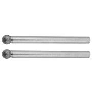 Мини-шарошки ЗУБР алмазные, d 4,0x3,2 мм, длина 38 мм, 2 шт