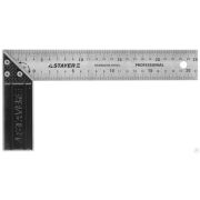 Угольник STAYER PROFI столярный, гравированная шкала, нержавеющее полотно 37 мм, 250 мм