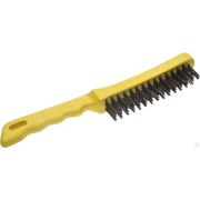 Щетка STAYER MASTER проволочная стальная с пластмассовой ручкой, 4 ряда