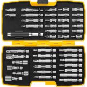 Набор STAYER PROFI Бита многофункциональные CR-MO, головок и адаптеров в ударопрочном компактном боксе, 44 предмета