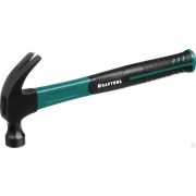Молоток-гвоздодёр столярный c фиберглассовой рукояткой KRAFTOOL Fiberglass 560 г