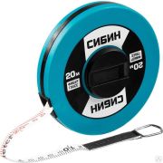 Мерная лента СИБИН 20 м с фиберглассовым полотном