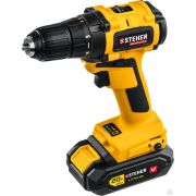 Дрель-шуруповерт STEHER 20В бесщёточная, 1 АКБ 2Ач, в кейсе CDB-200-1