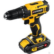 Дрель-шуруповерт STEHER 16В, 1 АКБ 2Ач, в кейсе, CD-160-1