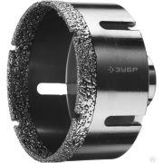 Высокоскоростная алмазная коронка для шлифмашинки угловой М14 d 83 мм по керамограниту и железобетону, ЗУБР Профессионал