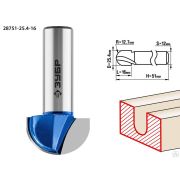 Фреза пазовая галтельная ЗУБР 254x16 мм, радиус 127 мм