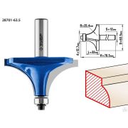 Фреза кромочная калевочная №1 ЗУБР 63,5x32 мм, радиус 25 мм