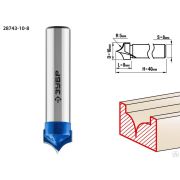 Фреза пазовая фасонная №4 ЗУБР 10x8 мм, радиус 5 мм