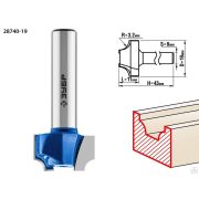 Фреза пазовая фасонная №1 ЗУБР 19x11 мм, радиус 3,2 мм