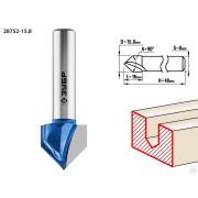 Фреза пазовая галтельная V-образная ЗУБР 158x16 мм, угол 90° мм
