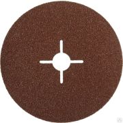 Круг шлифовальный ЗУБР ПРОФИ фибровый, для шлифмашинки угловой, P40, 150х22 мм, 5 листов