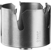 Коронка с твердосплавными резцами ЗУБР ПРОУНИВЕРСАЛ 89 мм