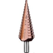 Сверло ступенчатое, 4-30 мм, 14 ступеней, кобальтовое покрытие, ЗУБР КОБАЛЬТ, серия Профессионал