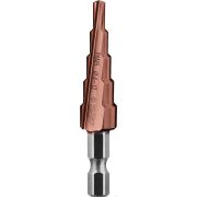 Сверло ступенчатое, 4-12 мм, 5 ступеней, кобальтовое покрытие, ЗУБР КОБАЛЬТ, серия Профессионал