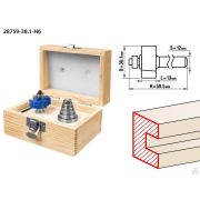 Фреза четвертная фальцевая с подшипниками ЗУБР 381x13 мм, хвостовик 12 мм