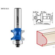 Фреза полустержневая с подшипником ЗУБР 222x254 мм, радиус 48 мм