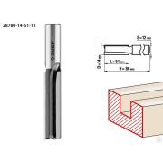 Фреза пазовая прямая ЗУБР 14x51 мм, хвостовик 12 мм