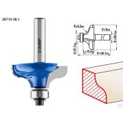 Фреза кромочная калевочная №8 ЗУБР 381x15 мм, радиус 63 мм