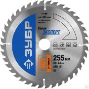 Диск пильный по дереву ЗУБР Оптима 255 x 30 мм 40Т