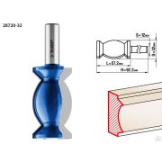 Фреза кромочная фигурная №9 ЗУБР 32x57 мм, хвостовик 12 мм