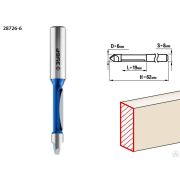 Фреза кромочная прямая со ЗУБР 6 x 19 мм, хвостовик 8 мм