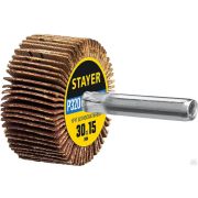 Круг шлифовальный STAYER лепестковый, на шпильке, P320, 30х15 мм