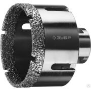 Высокоскоростная алмазная коронка для шлифмашинки угловой М14 d 68 мм по керамограниту и железобетону, ЗУБР Профессионал