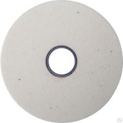 Круг заточной абразивный Луга, электрокорунд белый, зерно 60, 150х20, посадка 12,7 мм