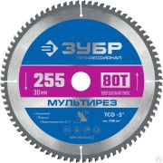 Мультирез 255 x 30 мм 80Т, диск пильный по алюминию ЗУБР
