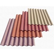 Шифер 7 волновой цветной 980х1750 мм шоколад