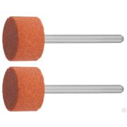 Круг ЗУБР абразивный шлифовальный на шпильке, P 120, d 15,0x10,0х3,2 мм, L 45 мм, 2 шт