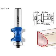 Фреза полустержневая с подшипником ЗУБР 254x31,8 мм, радиус 63 мм