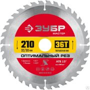 Диск пильный по дереву ЗУБР Оптимальный рез 210 x 32/30 мм 36Т