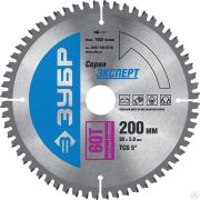 Мультирез 200 x 30 мм 60Т, диск пильный по алюминию ЗУБР