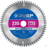 Мультирез 235 x 30 мм 64Т, диск пильный по алюминию ЗУБР