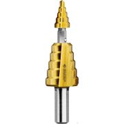 Сверло ступенчатое составное, 4-22 мм, 11 ступеней, покрытие NiT, ЗУБР