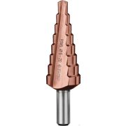 Сверло ступенчатое, 6-20 мм, 8 ступеней, кобальтовое покрытие, ЗУБР КОБАЛЬТ, серия Профессионал