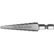 Сверло ступенчатое 4-12 мм, 9 ступеней, ЗУБР