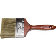 Кисть плоская STAYER LASUR - LUX, деревянная ручка, смешанная щетина, 100 мм Stayer
