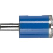 Сверло алмазное трубчатое для дрели d 25 мм по стеклу и керамике, Р100, цилиндрический хвостовик, ЗУБР Профессионал