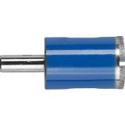 Сверло алмазное трубчатое для дрели d 22 мм по стеклу и керамике, Р100, цилиндрический хвостовик, ЗУБР Профессионал