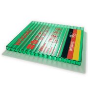 Сотовый поликарбонат Woggel 8мм зелёный 2100x6000мм Kinplast