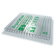 Сотовый поликарбонат Агро-Титан 4мм прозрачный 2100x6000мм Kinplast