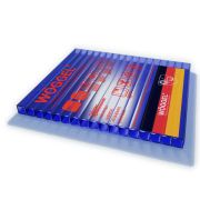 Сотовый поликарбонат Woggel 6мм синий 2100x6000мм Kinplast